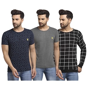 Mack Jonney Men Cotton Half Sleeve Regular