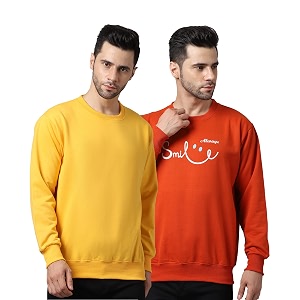 Mack Jonney Fleece Round Neck Printed Sweatshirt