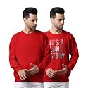 Mack Jonney Fleece Round Neck Printed Sweatshirt