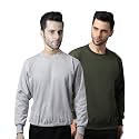 Mack Jonney Fleece Round Neck Solid Sweatshirt