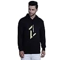 Mack Jonney Printed Hooded Cotton Fleece Hoodie