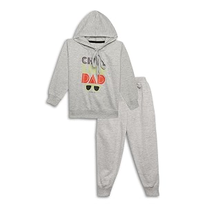mack jonney printed hooded cotton fleece tracksuit co-ord set for kids-mack38112