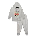 Mack Jonney Printed Hooded Cotton Fleece Tracksuit Co-Ord Set for Kids-MACK38112