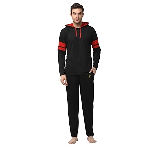 Mack Jonney Mens Cotton Solid Night Suit