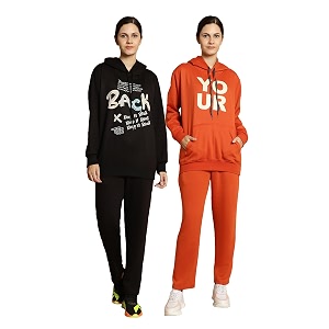 Mack Jonney Printed Hooded Cotton Fleece Track