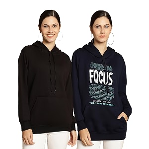 Mack Jonney Printed Hooded Cotton Fleece Sweatshirt
