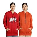 Mack Jonney Printed Hooded Cotton Fleece Sweatshirt