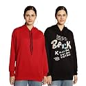 Mack Jonney Printed Hooded Cotton Fleece Sweatshirt