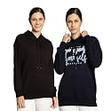 Mack Jonney Printed Hooded Cotton Fleece Sweatshirt