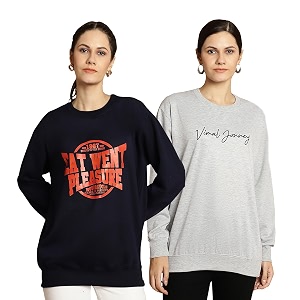 Mack Jonney Multicolor Printed Round Neck Cotton