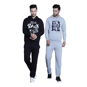 Mack Jonney Printed Round Neck Cotton Fleece