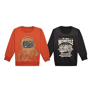 Mack Jonney Unisex-Child Regular Fit Fleece Crew