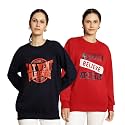Mack Jonney Printed Round Neck Cotton Fleece