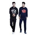 Mack Jonney Printed Round Neck Cotton Fleece