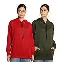 Mack Jonney Solid Hooded Cotton Fleece Sweatshirt