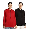 Mack Jonney Solid Hooded Cotton Fleece Sweatshirt