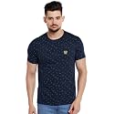 Mack Jonney Printed Round Neck Cotton Tshirt