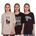 Mack Jonney Printed Round Neck Cotton Regular