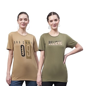 Mack Jonney Regular Fit Women TshirtsPack of