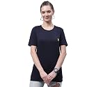 Mack Jonney Women Round Neck Cotton Solid