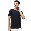 Mack Jonney Men Round Neck Cotton Solid