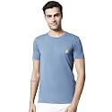 Mack Jonney Men Round Neck Cotton Solid