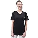 Mack Jonney Women V Neck Cotton Solid