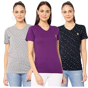 Mack Jonney V-Neck Regular Fit Half Sleeve