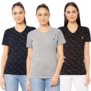 Mack Jonney V-Neck Regular Fit Half Sleeve