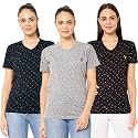 Mack JONNEY Regular Fit Multicolor Women TshirtsPack