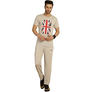 VIMAL JONNEY White Cotton Printed CO-ORD Set