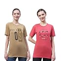 Mack Jonney Women39s Round Neck Cotton Printed