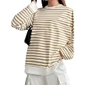 VIMAL JONNEY Women Striped T-Shirt || T-Shirt for Women || Full Sleeve T Shirt || T-Shirt-VIMAL640527