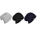 Mack JONNEY Regular Fit Multicolor Men Beanie Cap(Pack of 3-MACK634009) |Material: Cotton Blend Free Size