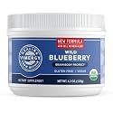Vimergy Wild Blueberry Powder, Non-GMO, Vegan, Organic, 120g, 30 Servings