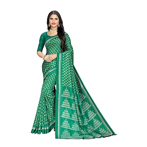 Vimla Womens Kanjivaram Silk Uniform Saree and