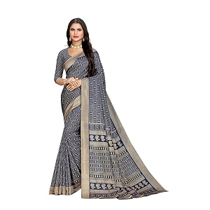 Vimla Womens Kanjivaram Silk Uniform Saree and