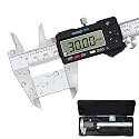 Vinabo Digital Meter, Professional Digital Meter, Classic, Stainless Steel Precision Meter 150 mm with Large LCD Display, Digital Caliper for Outdoor, Indoor, Depth and Step Measurement