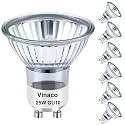Vinaco Halogen GU10+C Bulb Dimmable 25W 2800K Warm White for Candle Warmer