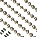 Vinaco 2 Pack 36" Copper Ceiling Fan Pull Chain Extension