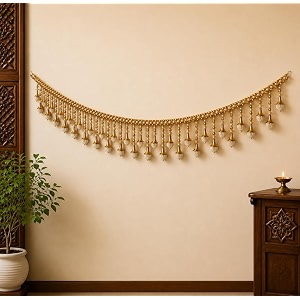 Vinart Decorative Pearl Toran Bandhanwar with Gold