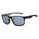 Vincent Chase By Lenskart | Black Grey Full Rim Square Branded Latest and Stylish Sunglasses | Polarized and 100% UV Protected | Men & Women | Large | VC S14120