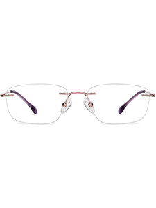 vincent chase rimless rectangle frame
