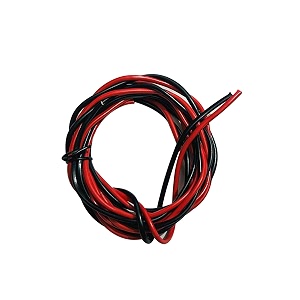 vincentvolt made in india 5 meter red and black pvc insulated copper wire