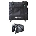 Vincita Sightseer 4.0 Soft Transport Bag for Brompton Folding Bicycle - with Garment Bag, Four Detachable Wheels and Shoulder Strap Brompton Bike Bag Lightweight Solution for Air Traveling