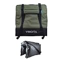Vincita Sightseer 4.0 Soft Transport Bag for Brompton Folding Bicycle - with Garment Bag, Four Detachable Wheels and Shoulder Strap Brompton Bike Bag Lightweight Solution for Air Traveling
