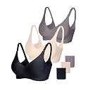 Vinfact Smooth Nursing Bras for Breastfeeding Seamless Maternity Bras for Pregnancy Wireless Bralette with Extra Bra Extender