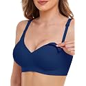 Vinfact Smooth Nursing Bras for Breastfeeding Seamless Maternity Bras for Pregnancy Wireless Bralette with Extra Bra Extender
