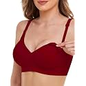 Vinfact Smooth Nursing Bras for Breastfeeding Seamless Maternity Bras for Pregnancy Wireless Bralette with Extra Bra Extender