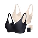 Vinfact Smooth Nursing Bras for Breastfeeding Seamless Maternity Bras for Pregnancy Wireless Bralette with Extra Bra Extender